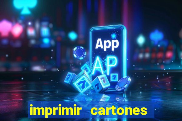 imprimir cartones de bingo